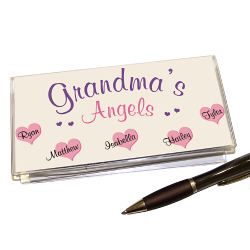Angels Personalized Checkbook Cover